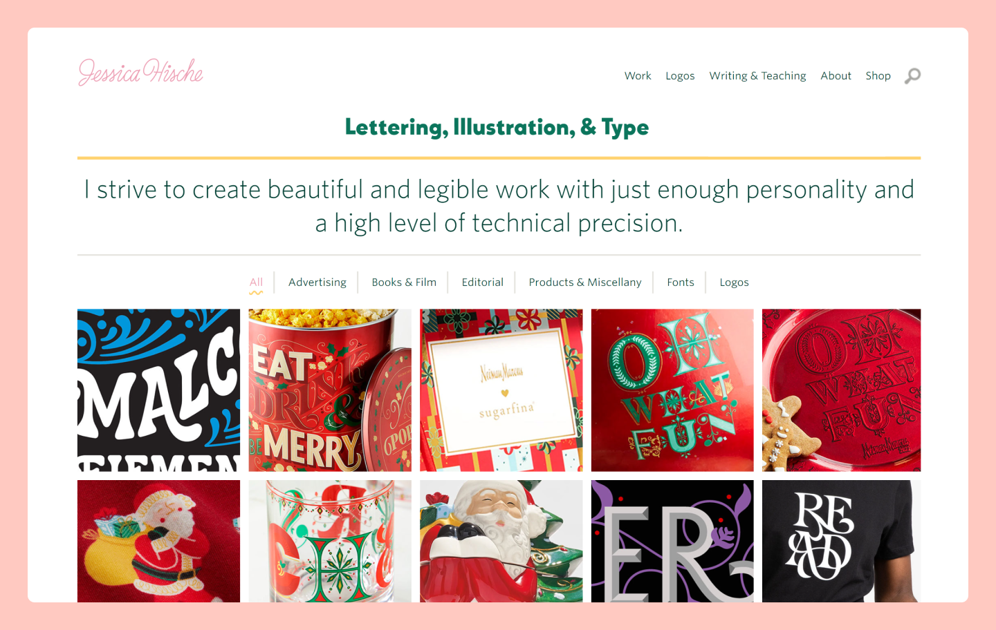 Jessica Hische's portfolio website