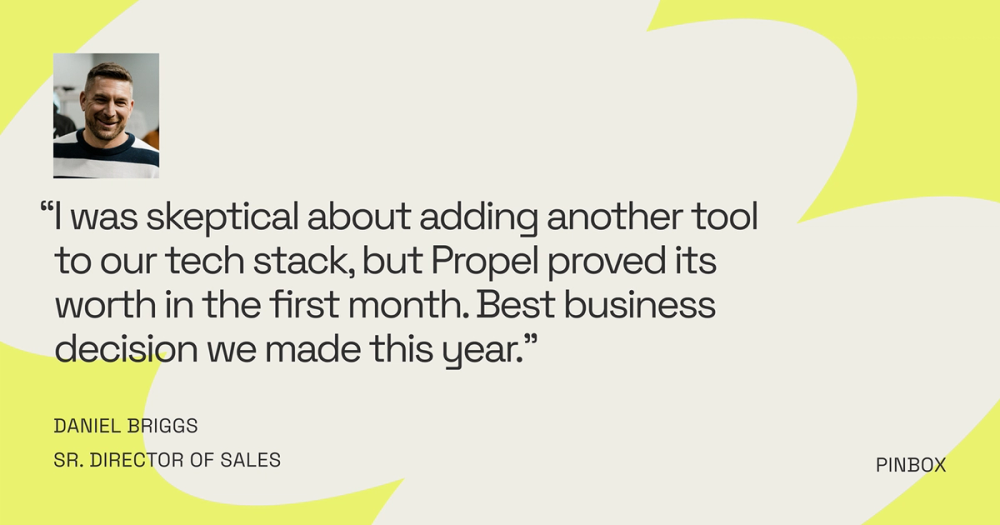 Stylized testimonial Facebook post.