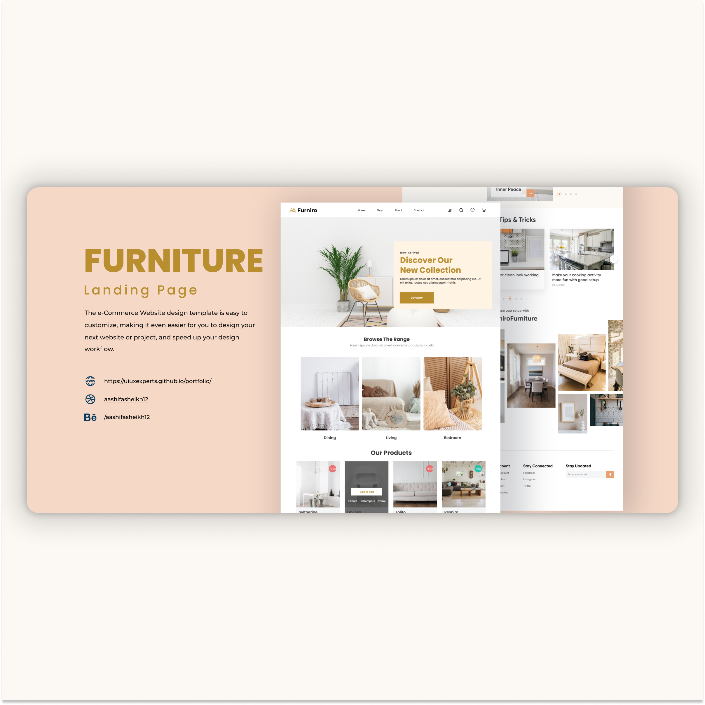 Image principale du site eCommerce