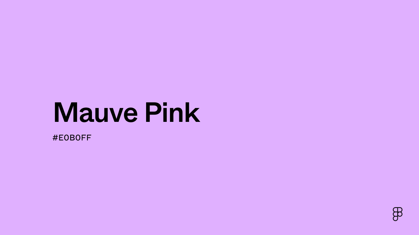 Mauve Pink color