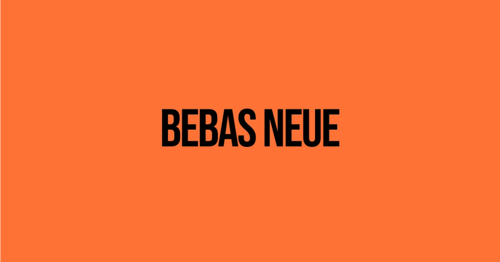 Bebas Neue as a thumbnail font