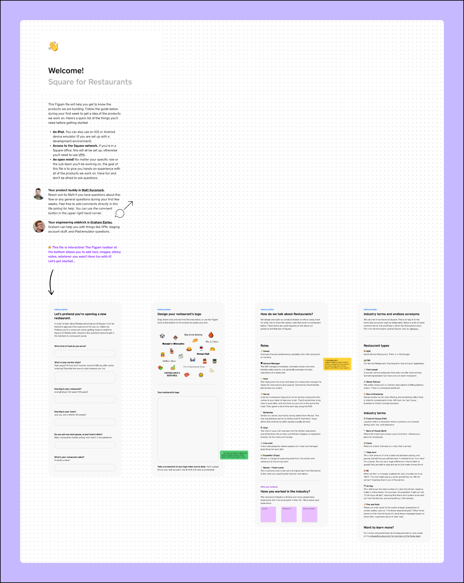 Zoomed out screenshot of Square's onboading file.