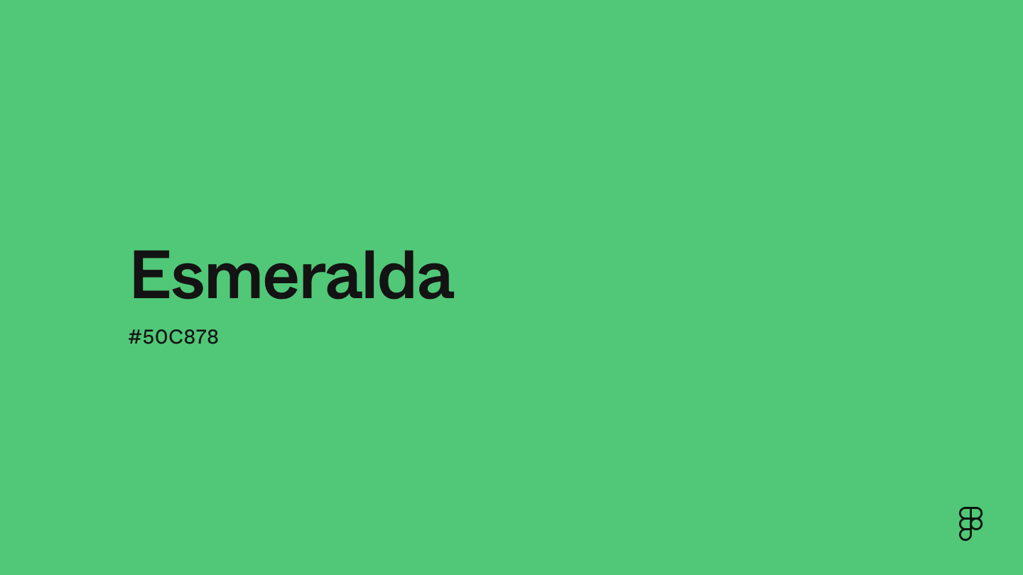 color Esmeralda