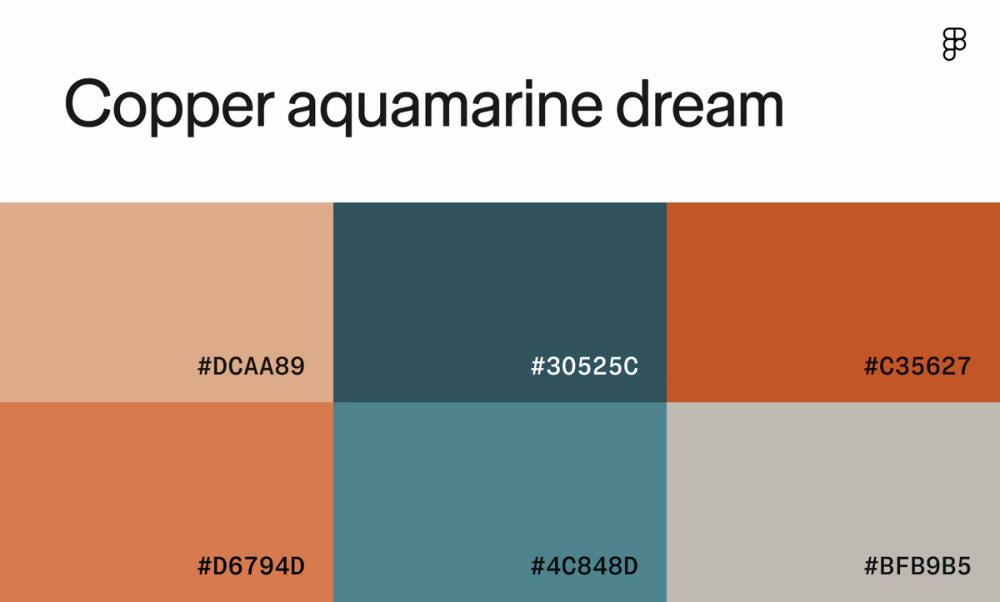 Warm color scheme with shades or orange and blues.