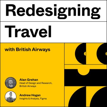 image with speakers for redesigning travel with british airways webinar
