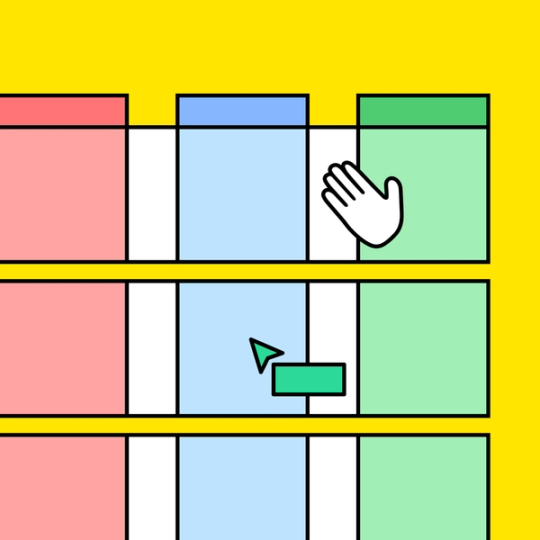 zoomed in section of balanced scorecard diagram with FigJam's collaboration tools