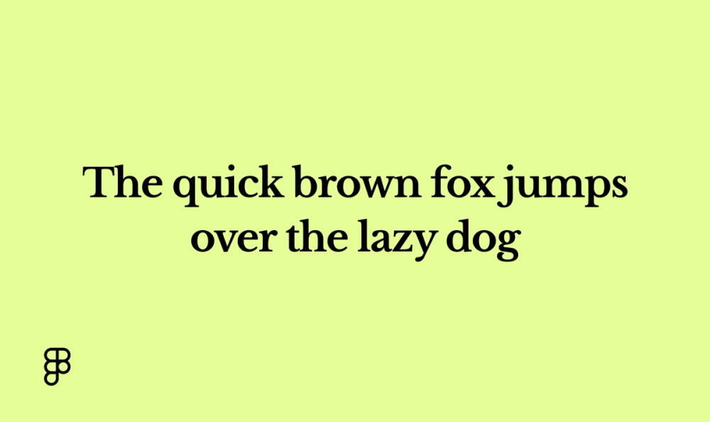  Example text showing Libre Baskerville font. 