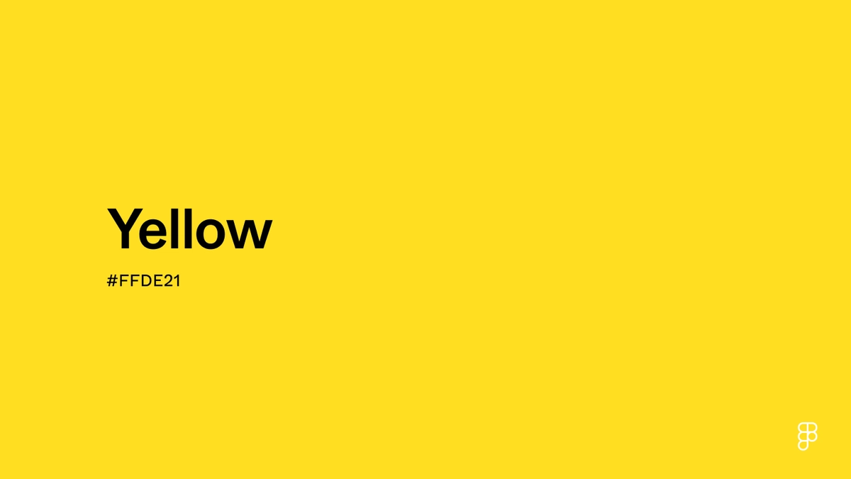 Yellow color hex code palettes meaning figma