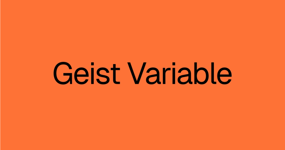 Geist as a thumbnail font