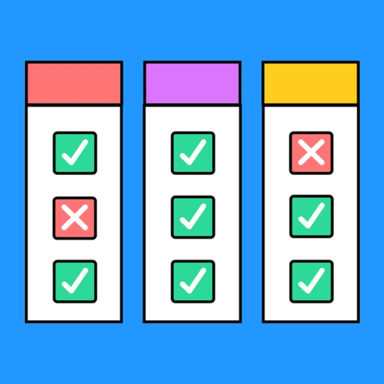 product comparison chart