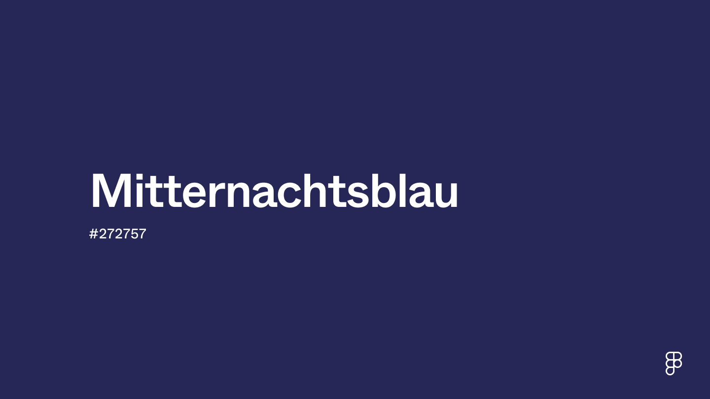 color Mitternachtsblau