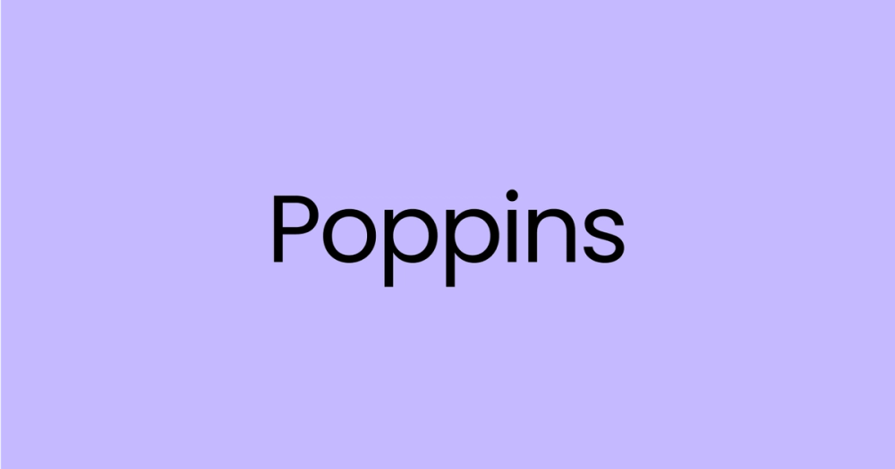 Poppins as a thumbnail font