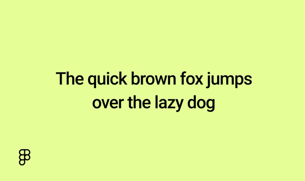 Example text showing Roboto font.