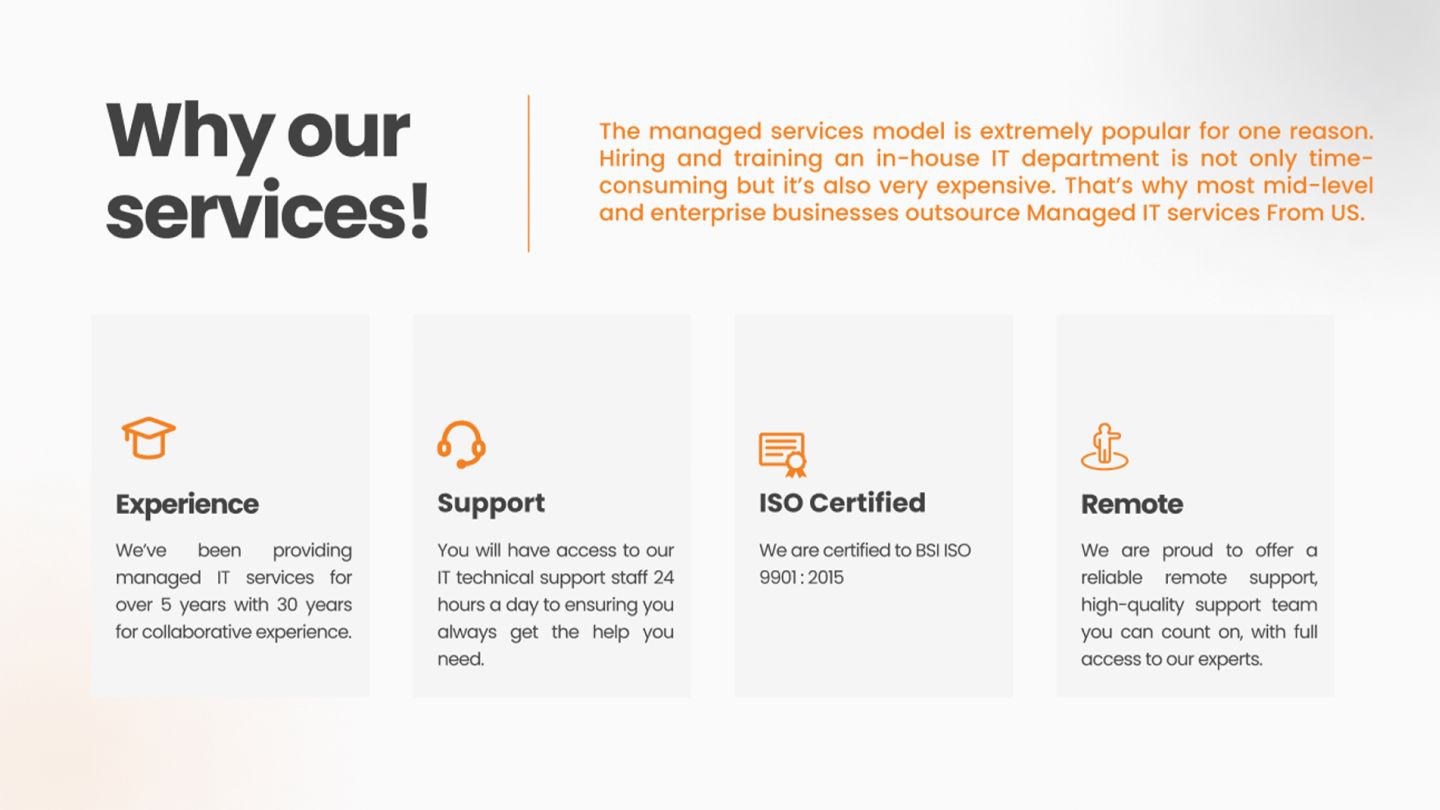 IT pitch deck template