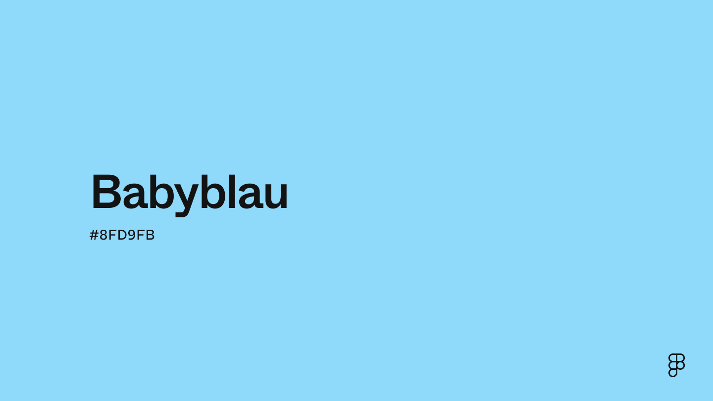 color Farbe Babyblau