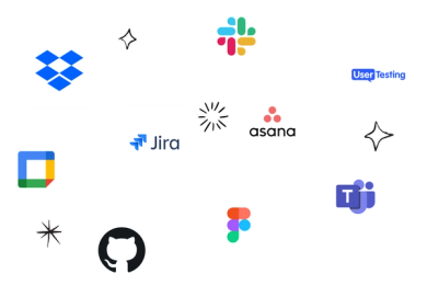 Varias integraciones que funcionan con FigJam
