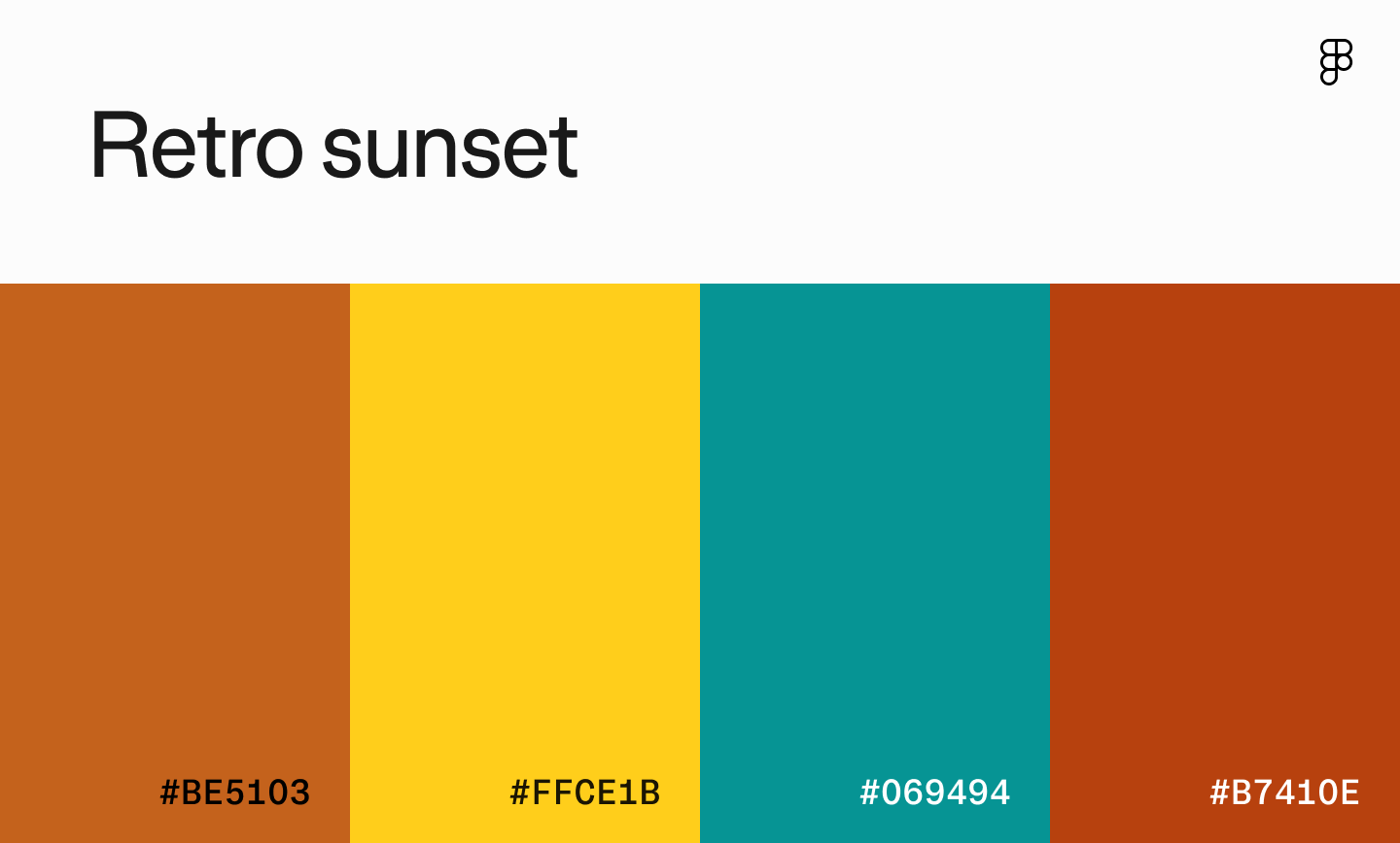 100 Color Combinations To Influence Your Next Design | Figma, image size:1440x868