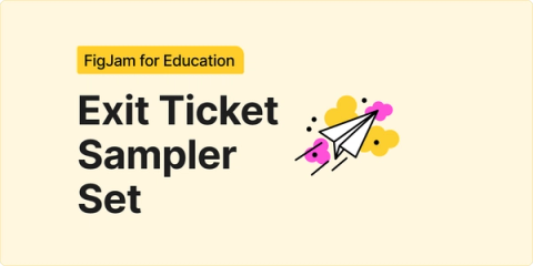 Exit ticket sampler set