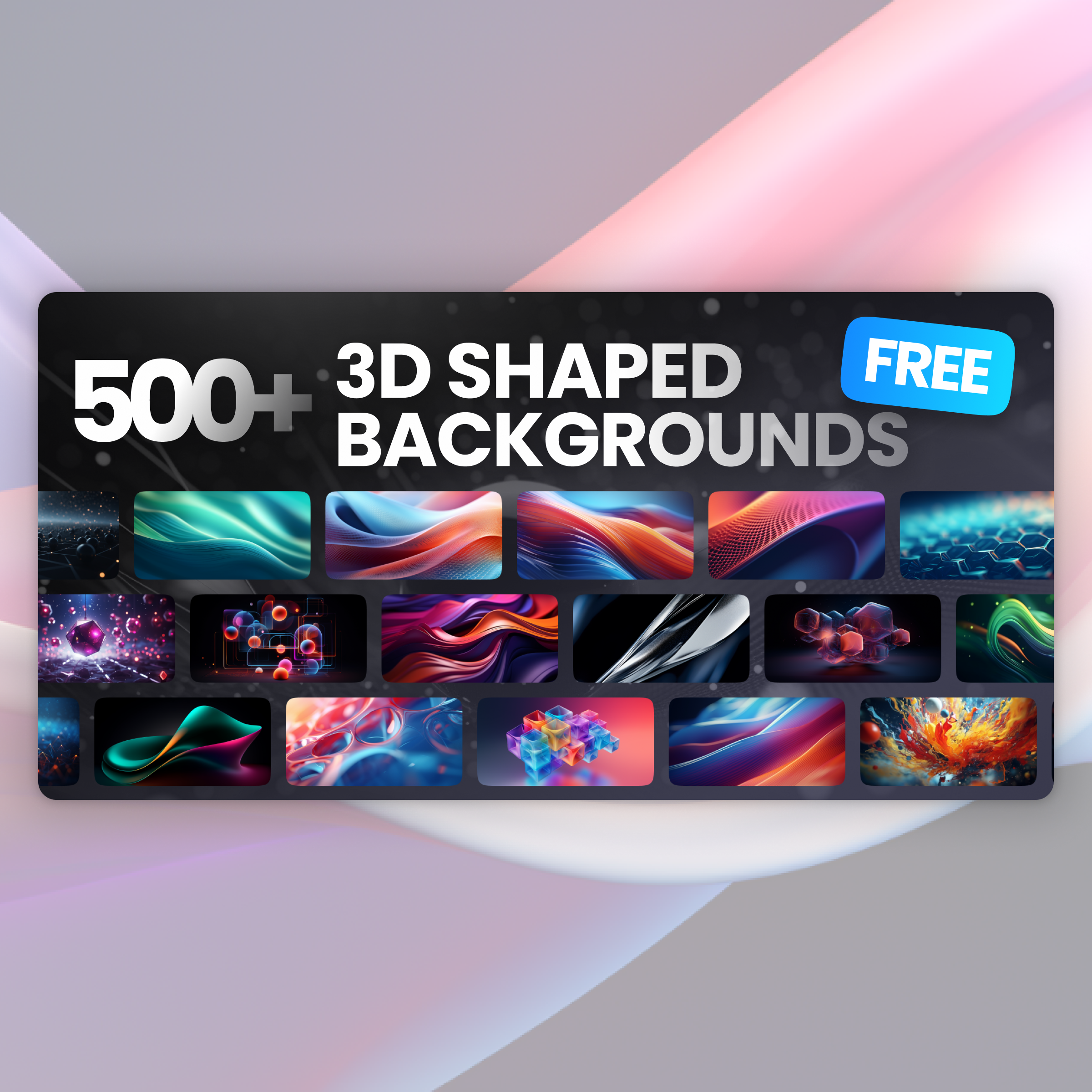 Backgrounds of Abstact Mesh Shapes