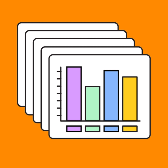 bar chart with four different bars