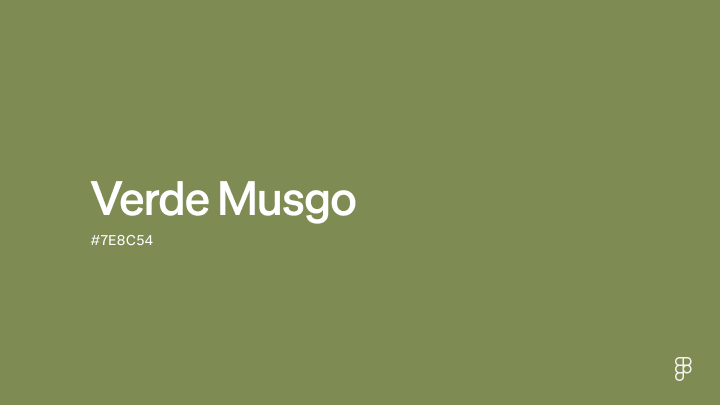 color Verde musgo