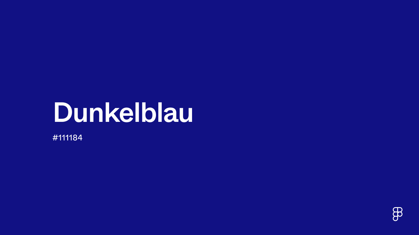 color Dunkelblau