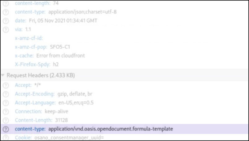 A screenshot from the user showing a hint of the bug