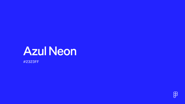 color Azul Neon