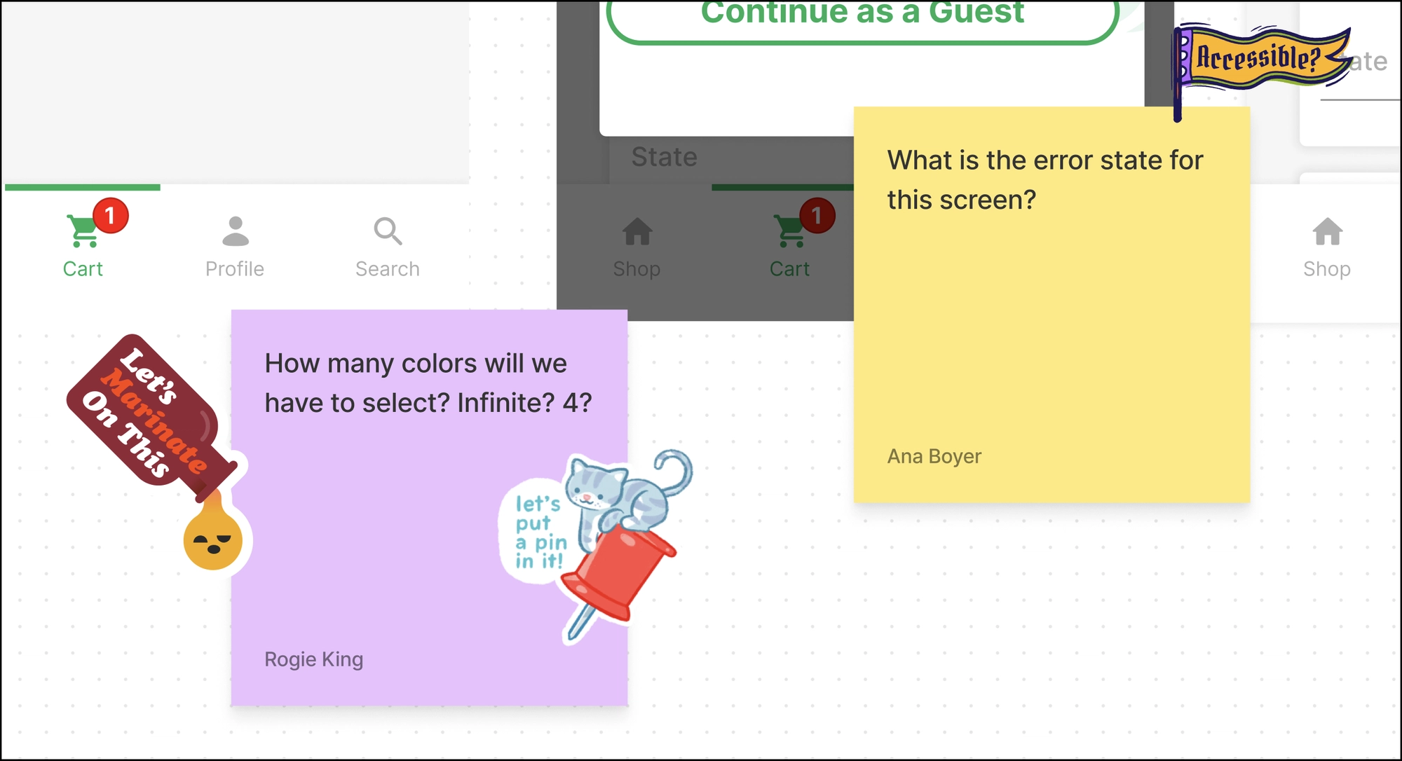 Collaborating in FigJam