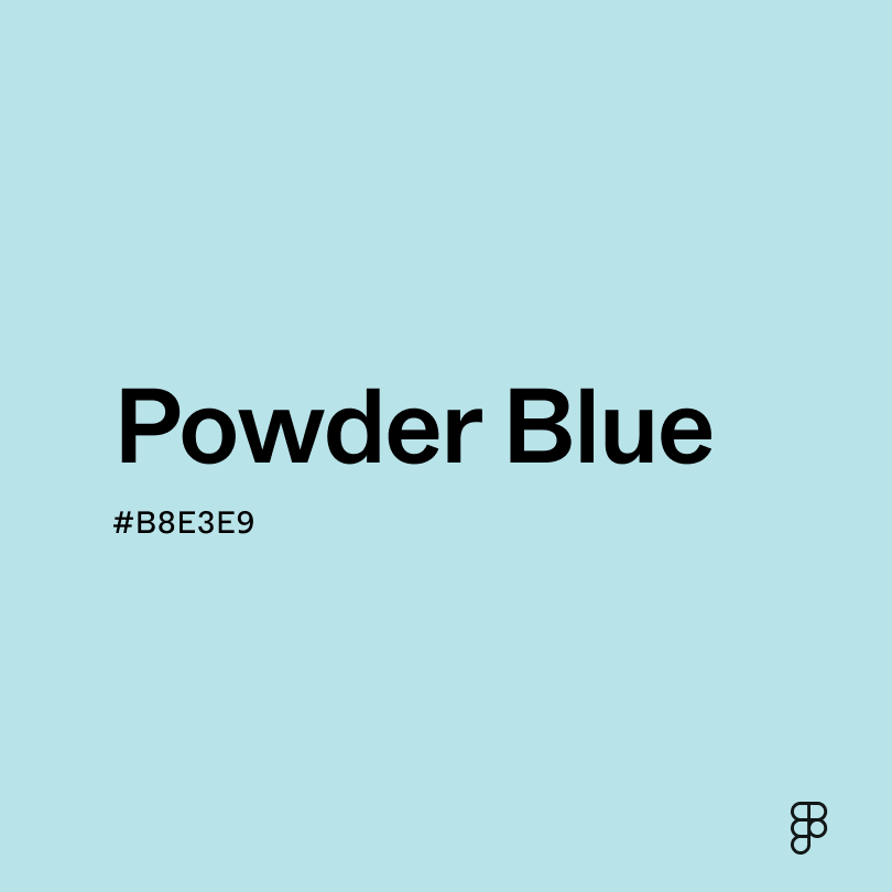 powder blue color