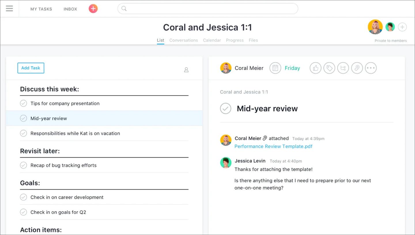 Asana project view, demonstrating a timeline or kanban board used for cross-functional project tracking and visual collaboration across teams.