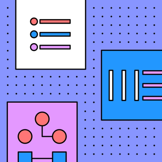 an example of different diagrams on one whiteboard