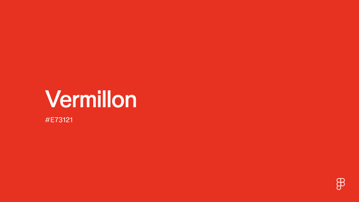 color Vermillon
