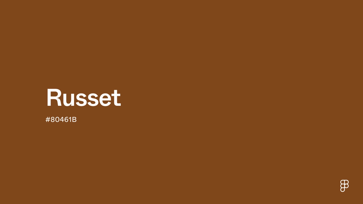 Russet Color: Hex Code, Palettes & Meaning | Figma