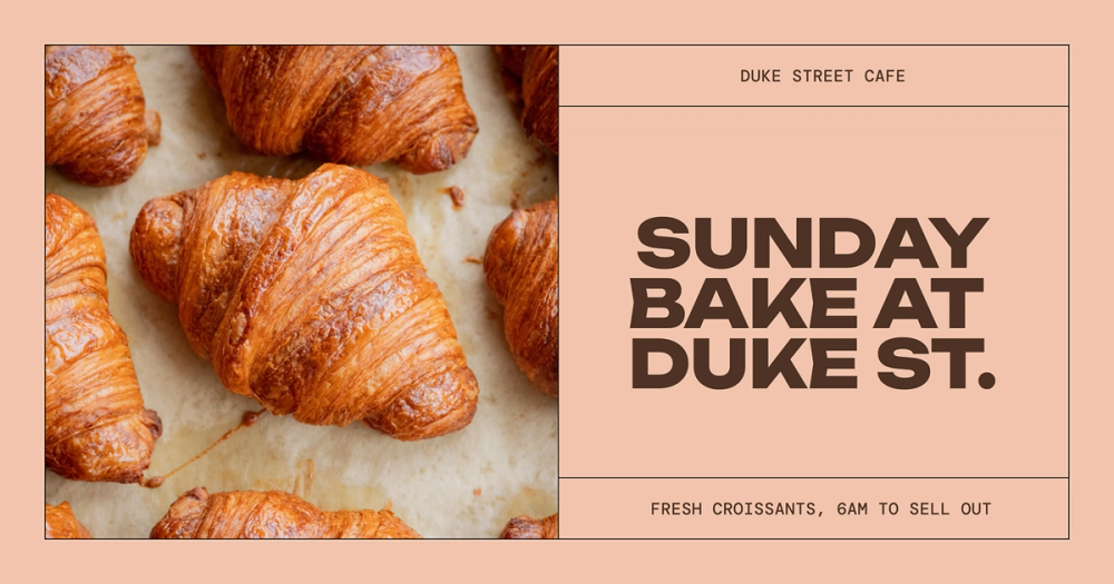 Stylized promotional Facebook post.