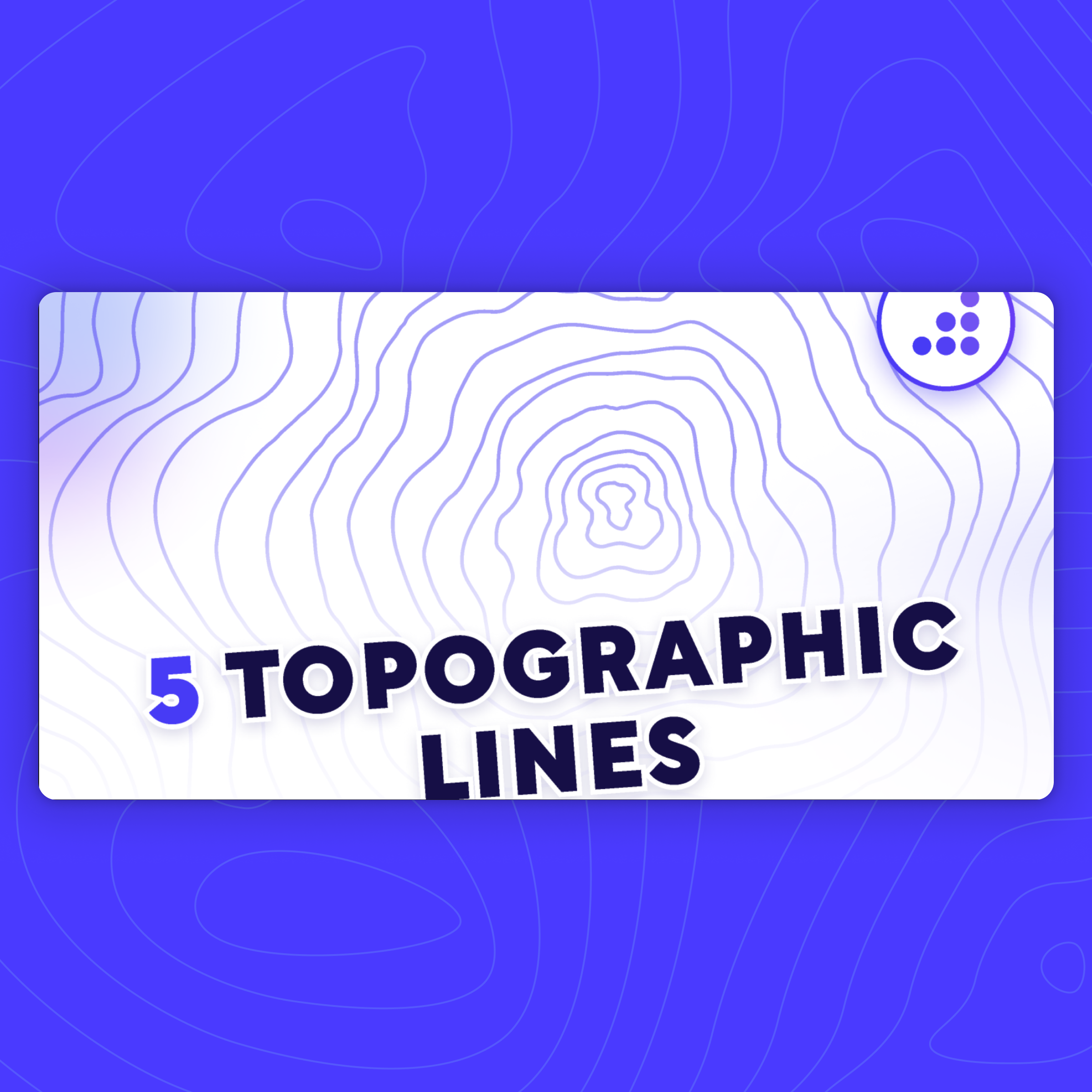 topographic lines and patterns