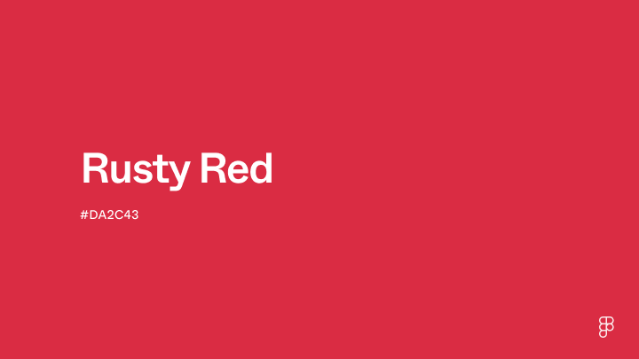 Rusty red Color: Hex Code, Palettes & Meaning | Figma