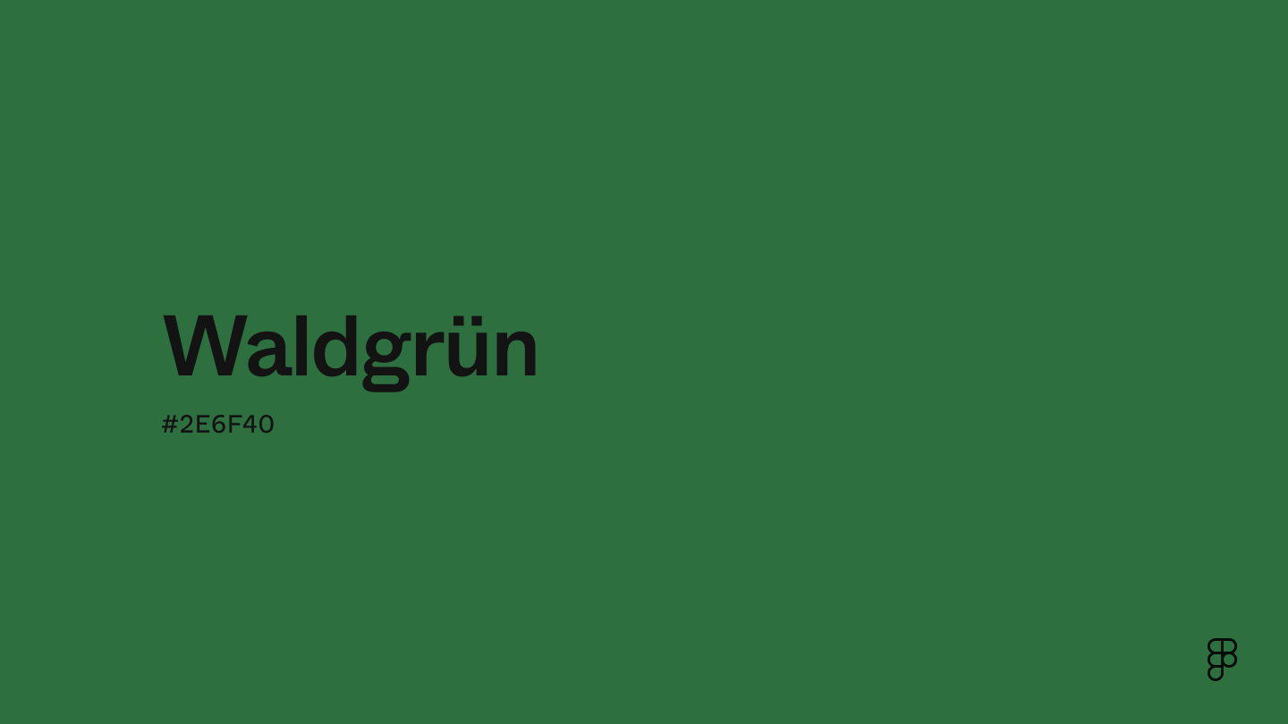 color Waldgrün