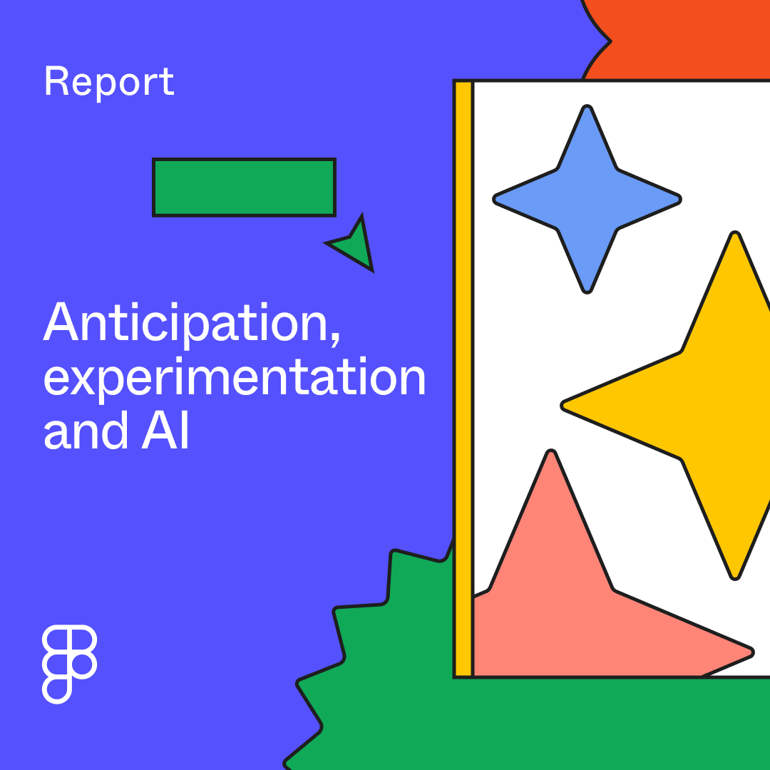 Anticipation, experimentation and AI report thumbnail