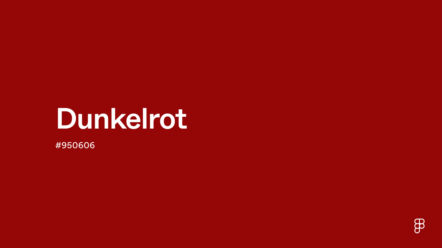 color Dunkelrot