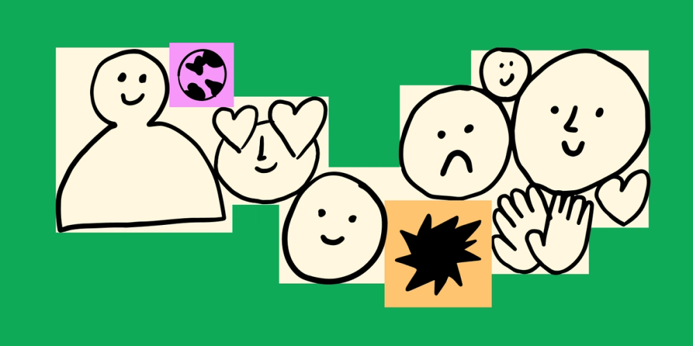 Abstract interpretation showing a likert scale