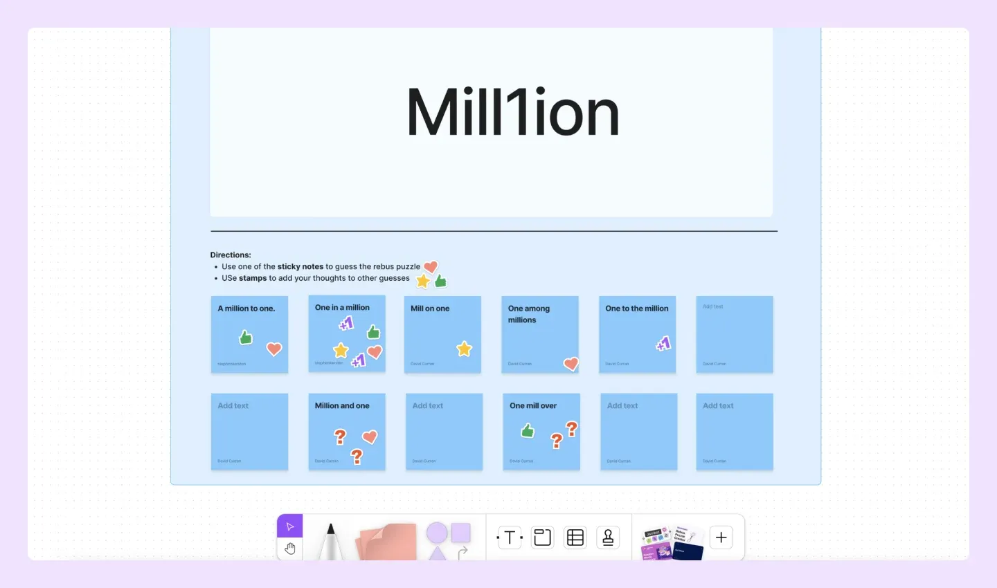 A rebus puzzle template that’s helpful for practicing lateral thinking. 