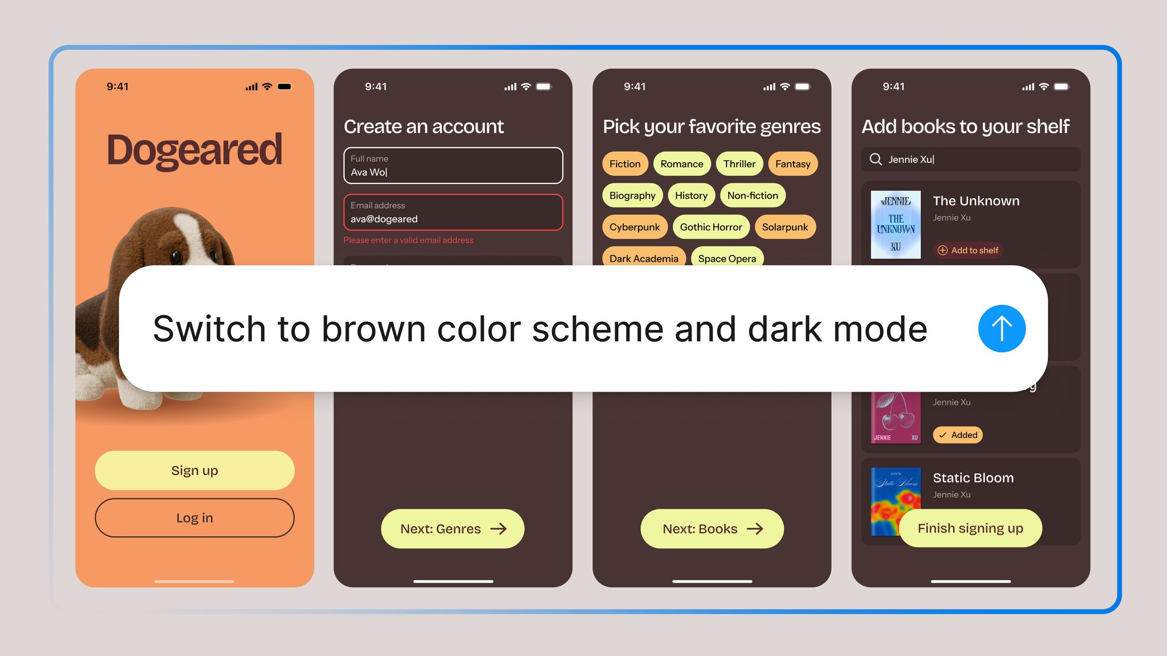 Panel de Figma AI aplicando cambios a un sistema de diseño