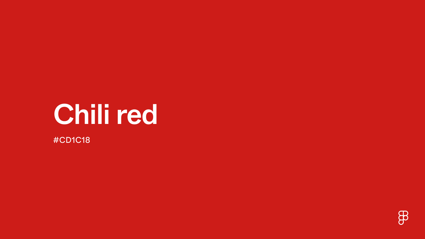 Chili Red Color: Hex Code, Palettes & Meaning | Figma