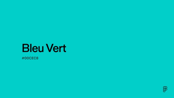 Couleur Bleu-Vert : Code Hex, Palettes & Signification | Figma