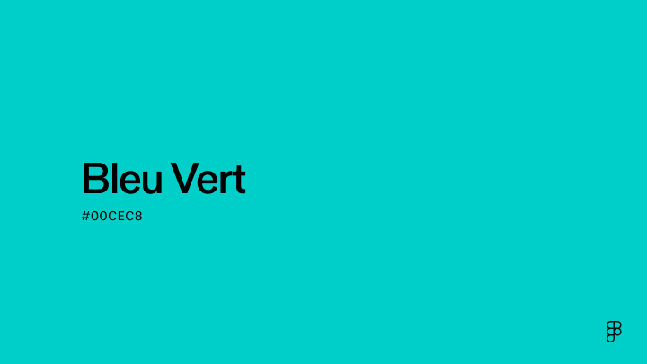 color Bleu-vert