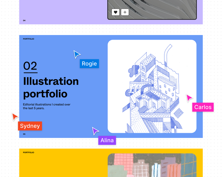 Creation of a portfolio