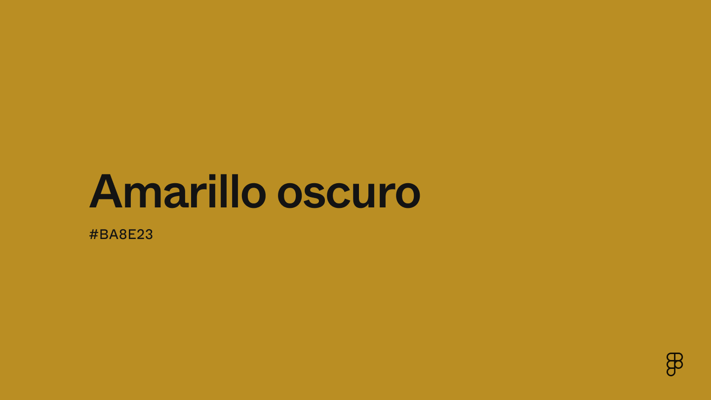 color Amarillo oscuro