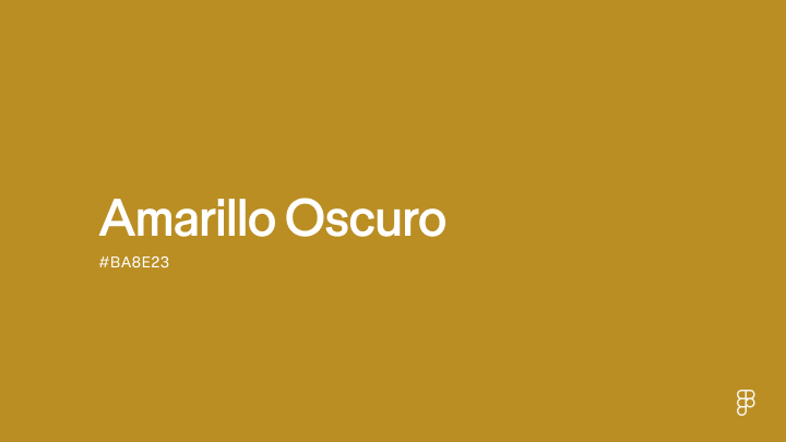 color Amarillo oscuro