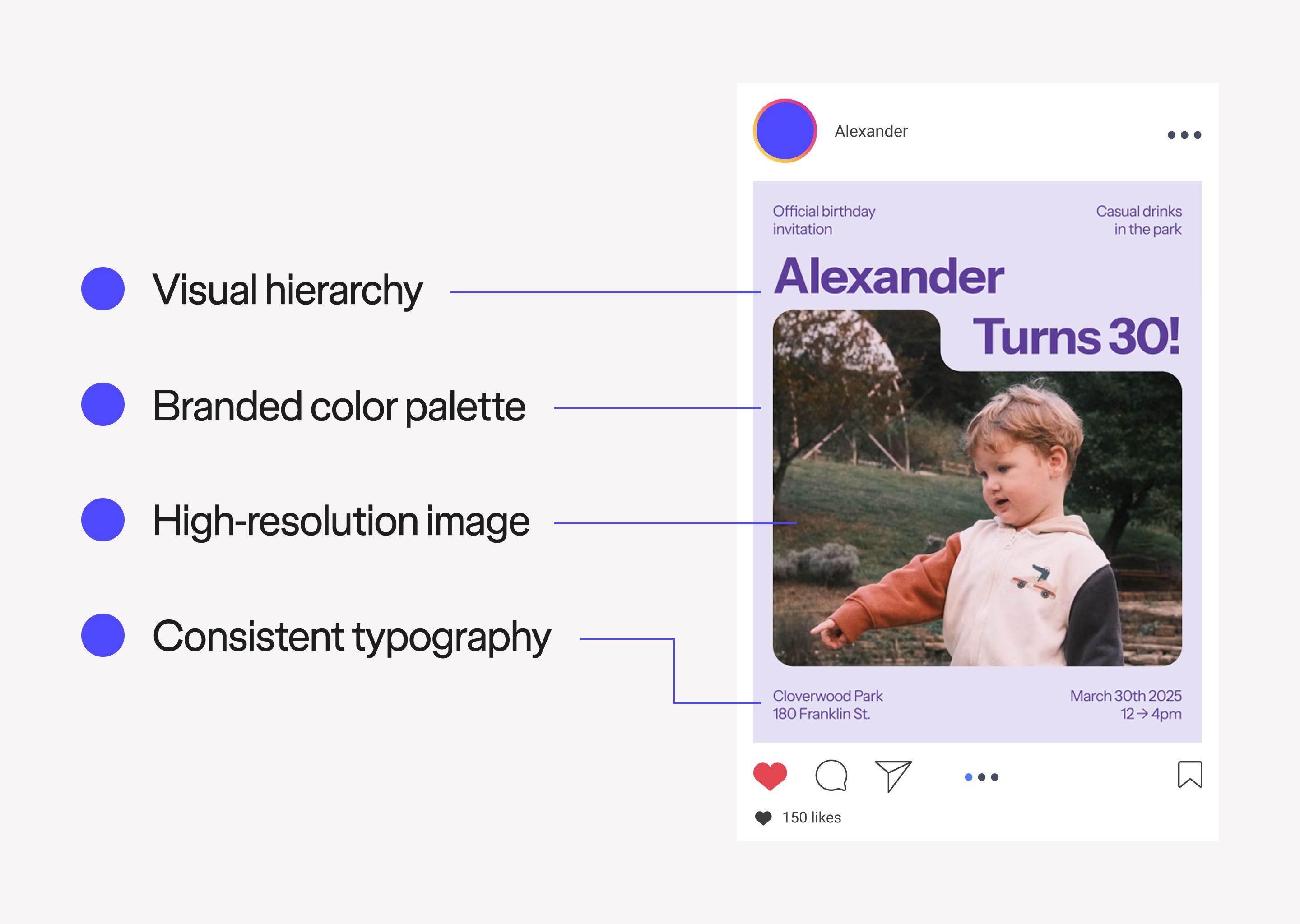 Best practices for designing an Instagram post